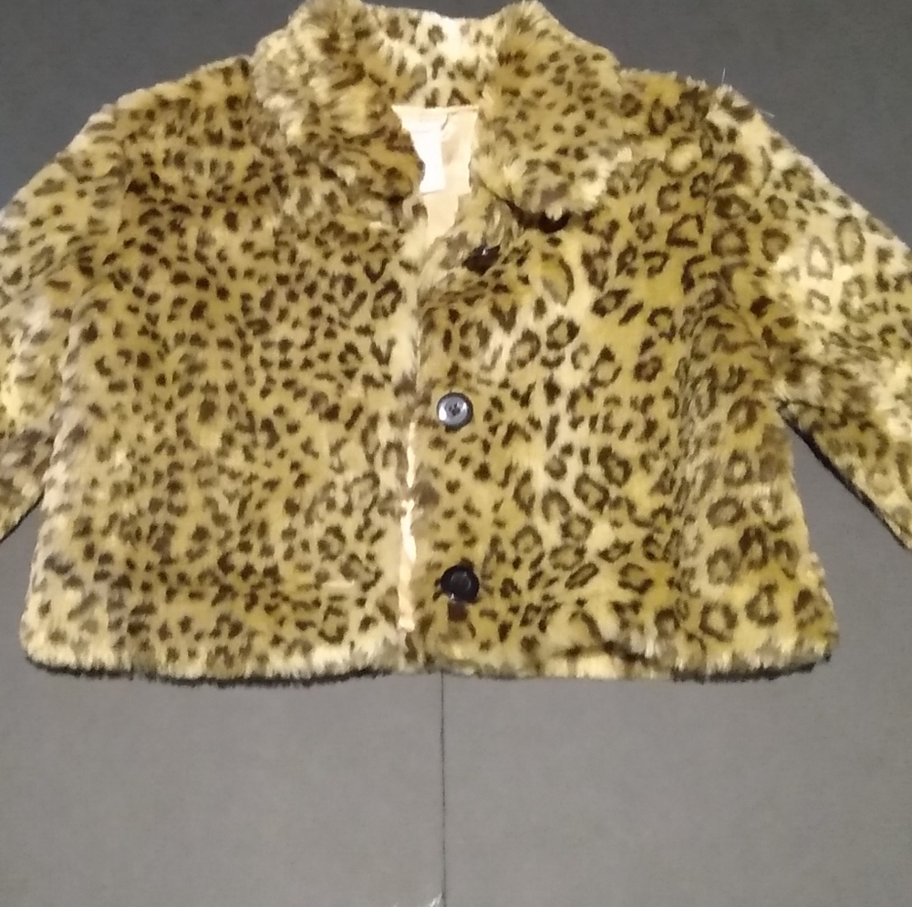 Gymboree fur crop coat